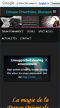 Mobile Screenshot of danse-orientale-marseille.fr