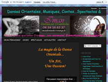 Tablet Screenshot of danse-orientale-marseille.fr